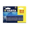 VARTA LONGLIFE POWER AAA   BL 8+4