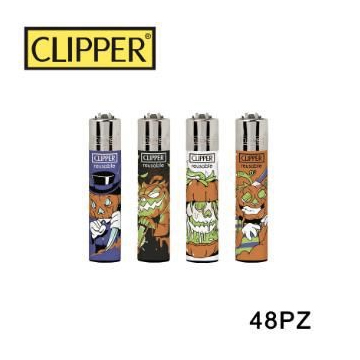 Accendini Clipper Large terror pumpkins Conf.48 pz.