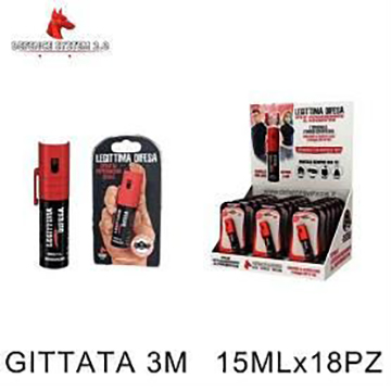 BODYGUARD SPRAY  PEPERONCINO ANTIAGGRESSIONE LEGALE 15ML CONF. 18PZ