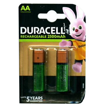DURACELL DX2400-AA-2500MAH BL2 CONFEZIONI DA 10 PEZZI