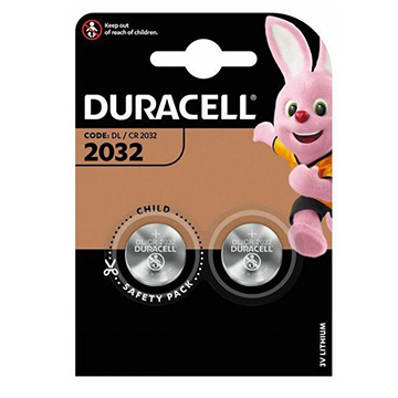 Duracell Lithium Batterie Pile 2032 Blister 2Pz CONFEZIONI DA 10 PEZZI