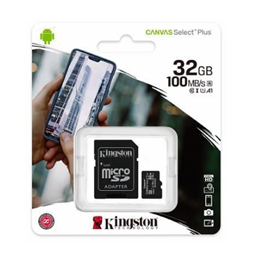 KINGSTON MICRO SD + ADATTATORE CL10 32GB