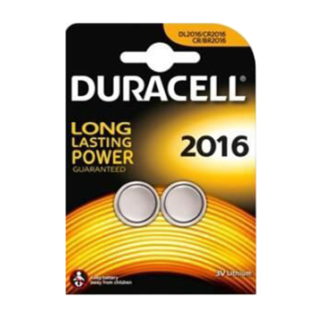 Duracell Lithium Batterie Pile 2016 Blister 2Pz CONFEZIONI DA 10 PEZZI