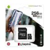 KINGSTON MICRO SD + ADATTATORE CL10 256GB