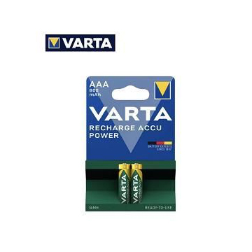 Varta Batterie Pile Ricaricabile AAA 800 MHA Blister 2Pz