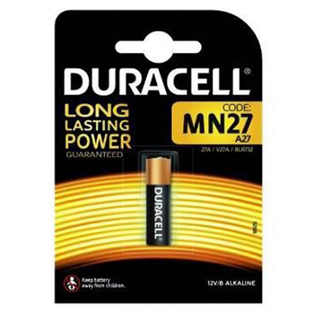 Duracell Batteria Pila Alcalina MN27 27A BL1 CONFEZIONE DA 10 PEZZI