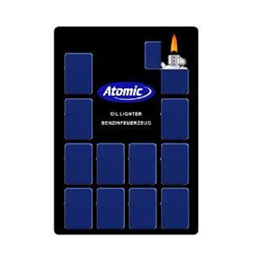 ATOMIC  ACCENDINO BENZINA  BLU