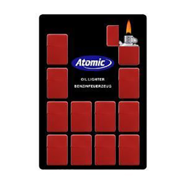 ATOMIC  ACCENDINO BENZINA NERA