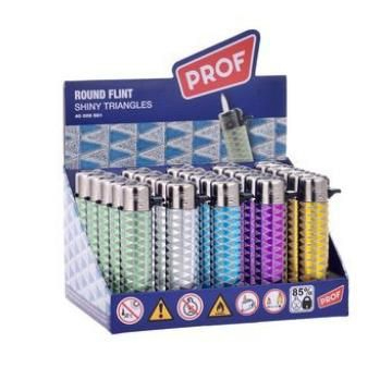 PROF SHINY TRIANGLES ROUND FLINT DL-25
