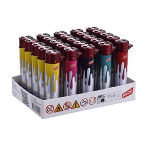 ACCENDINI  PROF RED DRIPPING PAINT FLINT CONF.25PZ