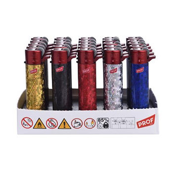 ACCENDINI  PROF RED SHINY DOTS CONF.25PZ