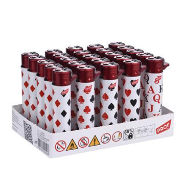 ACCENDINI RED  PLAYING CARDS  CONF 25PZ