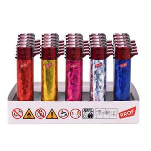 ACCENDINI  PROF RED DRIPPING PAINT FLINT CONF.25PZ