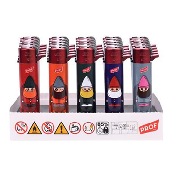 ACCENDINI  PROF RED DRIPPING PAINT FLINT CONF.25PZ