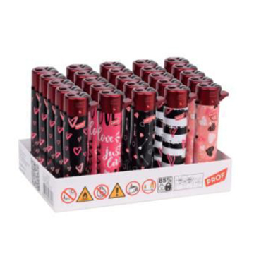 ACCENDINI  PROF RED DRIPPING PAINT FLINT CONF.25PZ