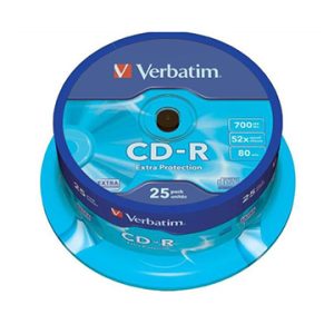 Verbatim Extra Protection CD-R 700MB 52x 80Min Conf.25Pz