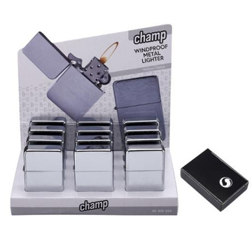 ACCENDINI CHAMP BENZINA CHROME CONF. 12PZ