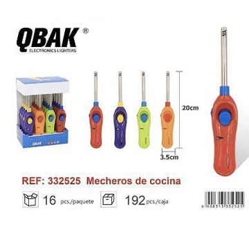 ACCENDIGAS CUCINA COLORATE CONF.16PZ