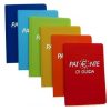 COPERTINA  PVC  ESPANSO  COLORATE  FORMATO  CARD A 2  SCOMPARTI CONF.24PZ