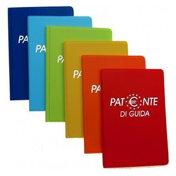 COPERTINA  PVC  ESPANSO  COLORATE  FORMATO  CARD A 2  SCOMPARTI CONF.24PZ