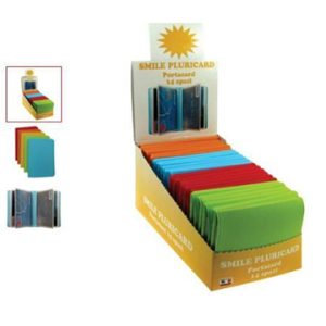 PORTA CARD  CILORATE  A  LIBRO  14  SCOMPARTI CON.F24PZ