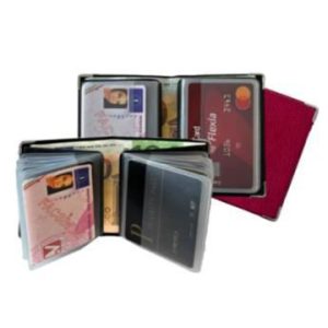 PORTA CARD  X  10  VELVET FASHION   CLASSICO  CONF.12