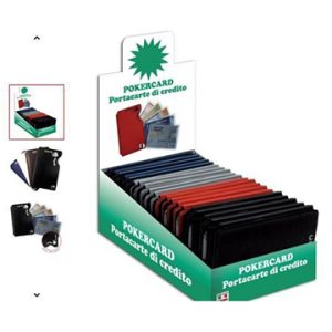 PORTACARD  PVC  SIMIPELLE  A5  SPAZI  SLIDE (A  ROTAZIONE) CONF.20PZ