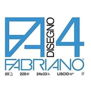 FABRIANO F4 BLOCCO 24X33 LISCIO 220GR 20FG      5200597